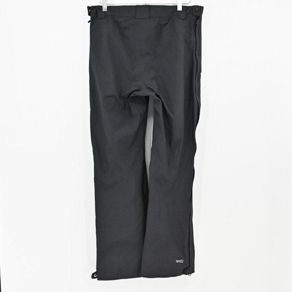 LL BEAN TEK O2 3L Storm Pants Black Waterproof Hiking Rain Womens Size Medium - Picture 5 of 10